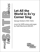 Let All the World in Ev'ry Corner Sing SATB choral sheet music cover